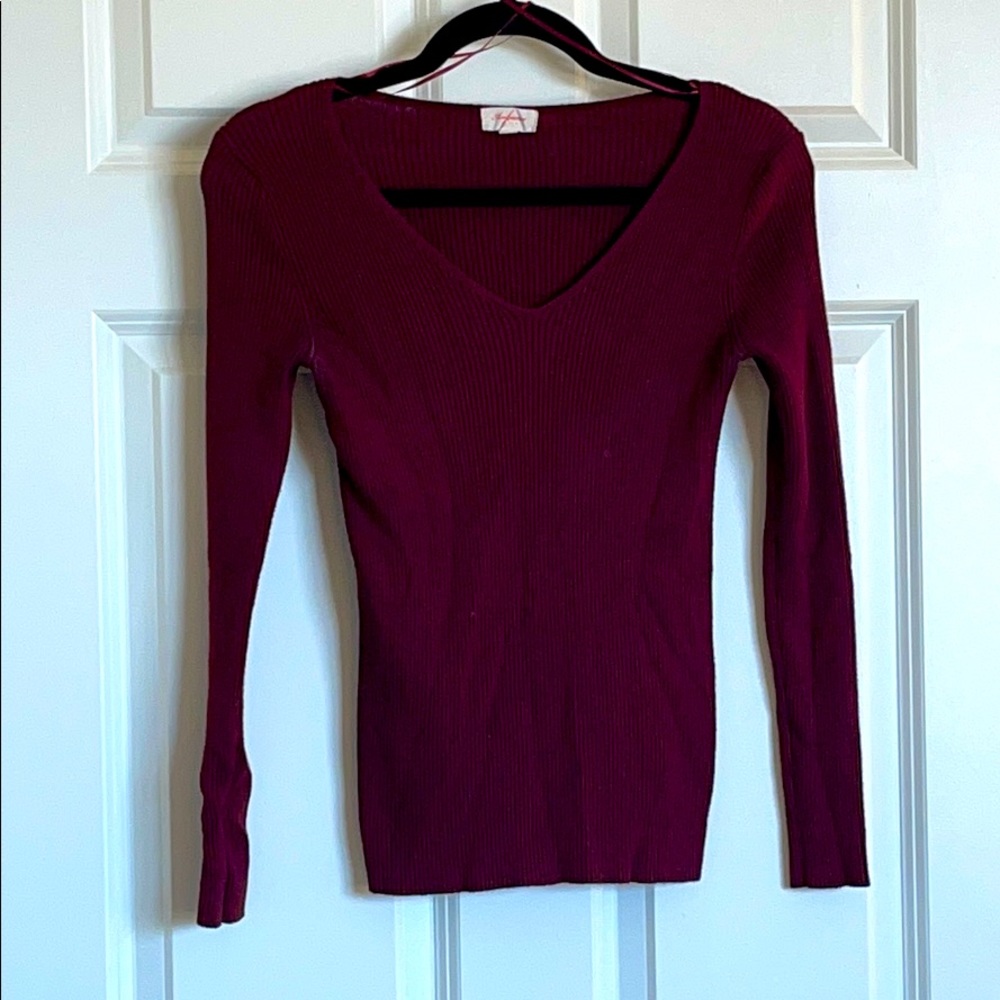 V-neck sweater